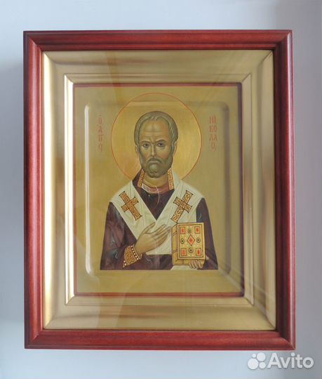 Икона рукописная Николай