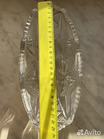 Хрустальные конфетницы Чехия