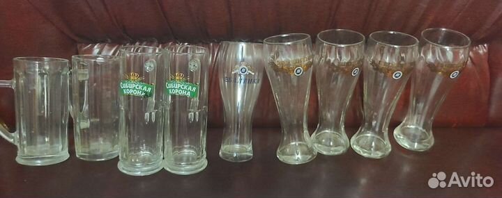 Пивные бокалы и кружки