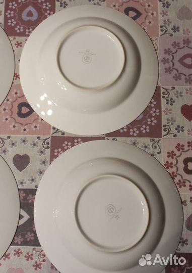 Набор фарфоровых тарелок ГДР 6 шт