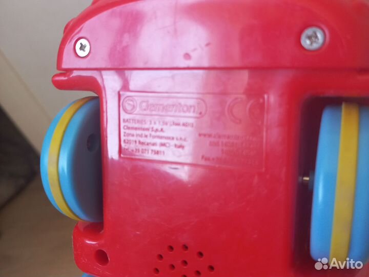 Паровоз clementoni музыкальный, пакет игрушек