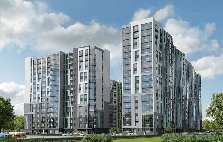 2-к. квартира, 81,1 м², 17/17 эт.