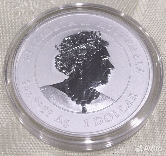 Австралия 1 доллар. Лунар III. Год Быка 2021