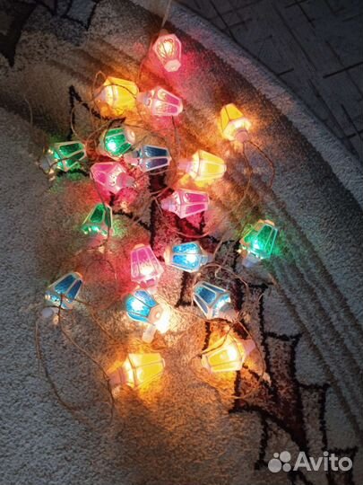 Гирлянда фонарики СССР