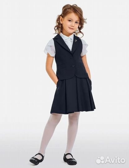 Школьная форма для девочки 128 синяя