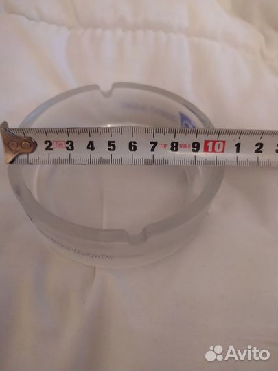 Пепельница. Стекло, с надписью 24 шт