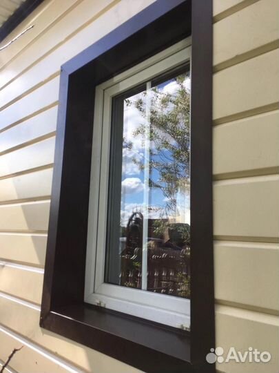 3-D металлические откосы на окна