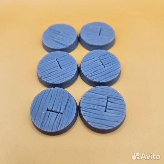 Базы для миниатюр (дерево) 6 шт