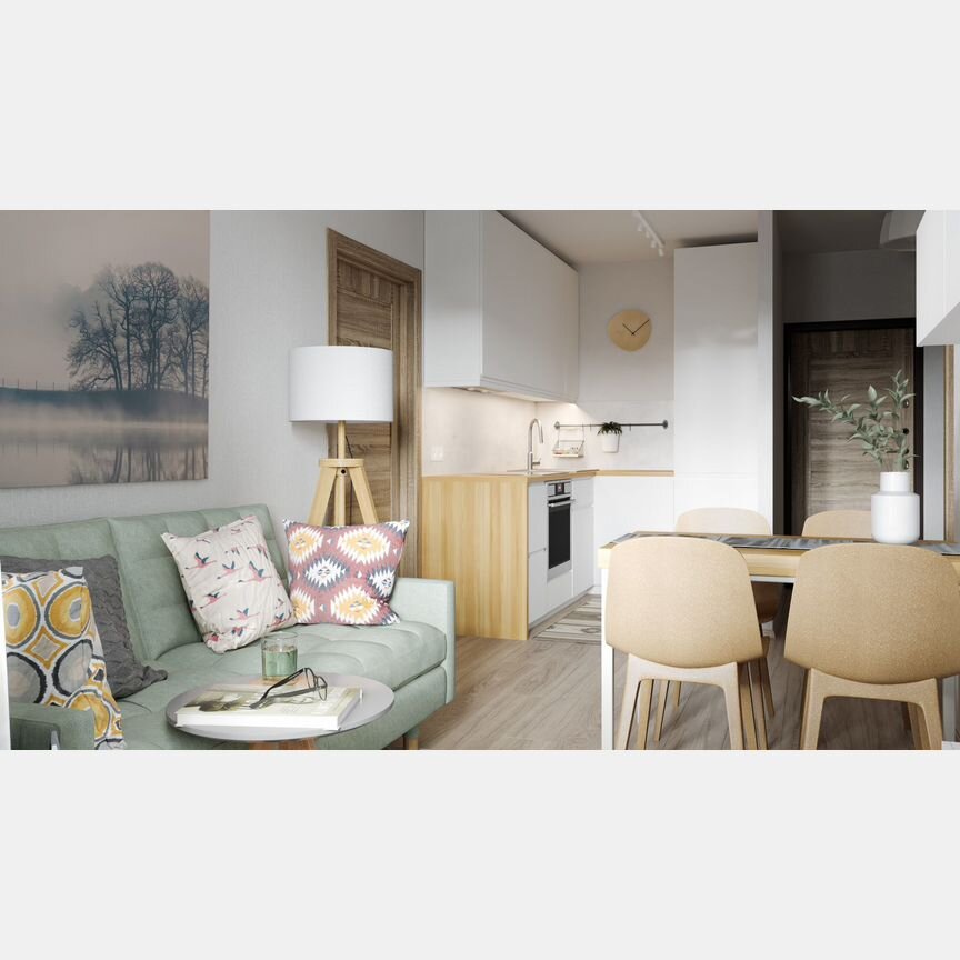 Квартира-студия, 21,1 м², 3/27 эт.