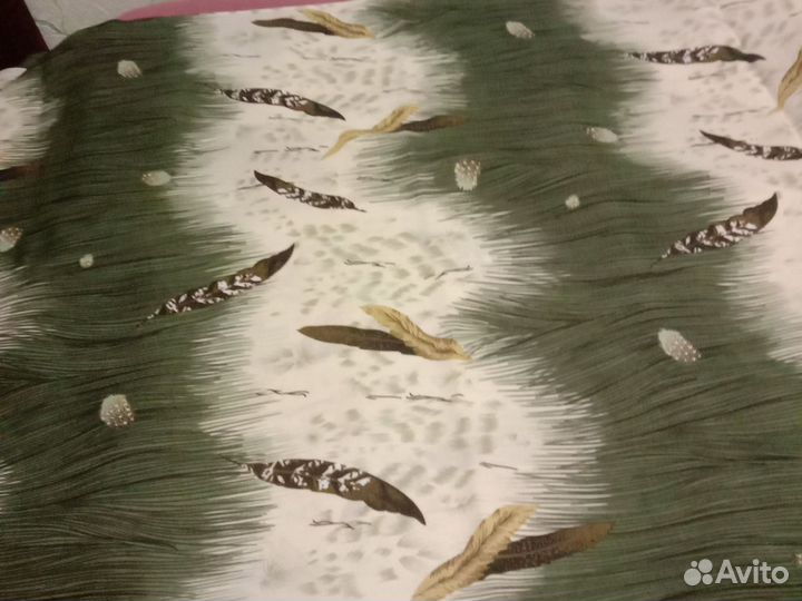Ткань натуральный шелк СССР