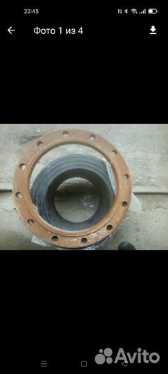 Втулка пнд+фланец ду300