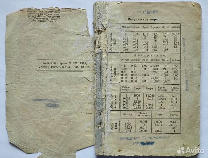 Майер Математические формулы Справочник 1928 год