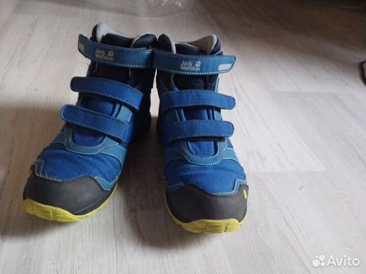 Ботинки jack wolfskin на мальчика