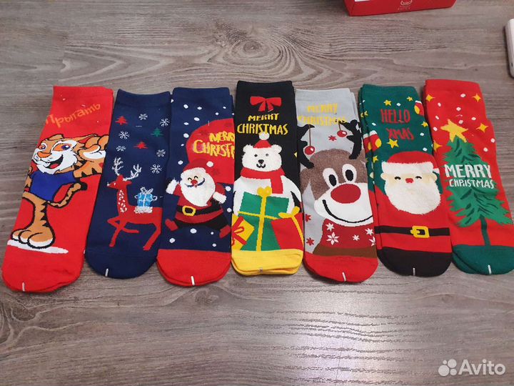 Носки новогодние