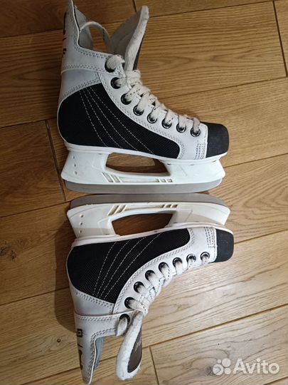 Коньки хоккейные детские graf111, 32(21см)