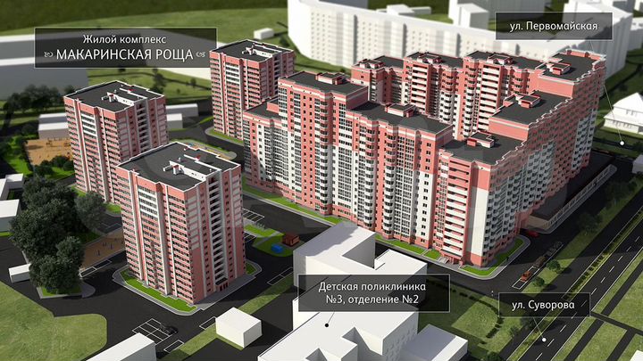3-к. квартира, 75,9 м², 10/12 эт.