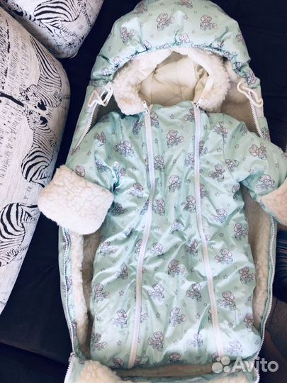 Детский зимний комбинезон