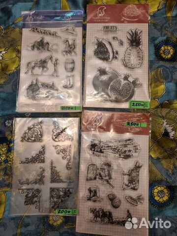 Штамп для скрапбукинга силикон. Новый