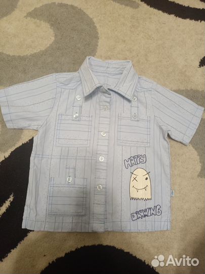 Рубашка для мальчика 92