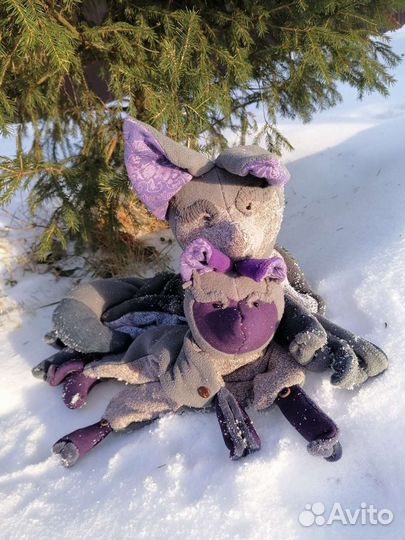 Авторская игрушка, волчата