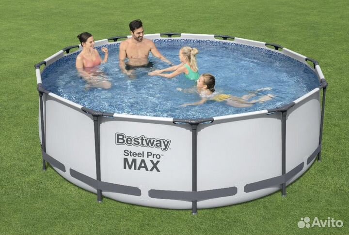 Каркасный бассейн bestway 366х100 новый