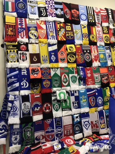 Шарфы футбольных и хоккейных клубов России и мира