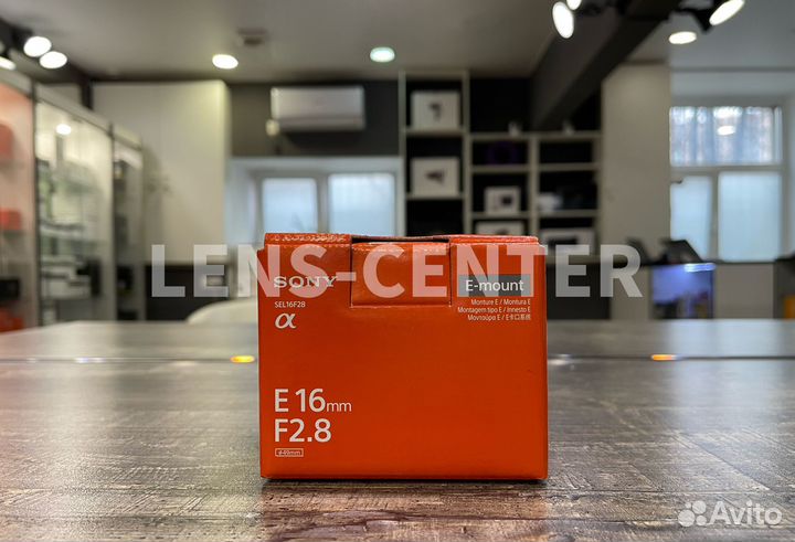 Sony E 16mm f/2.8 G (SEL-16F28)