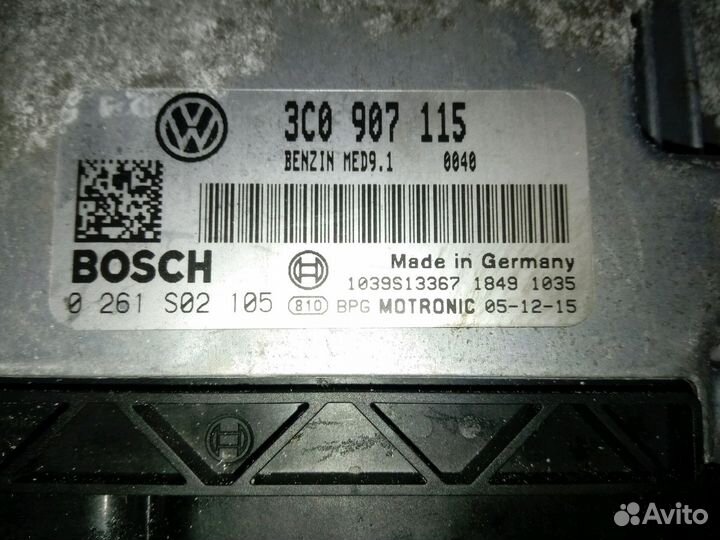 Блок управления двс Volkswagen Passat B6 2.0T BWA
