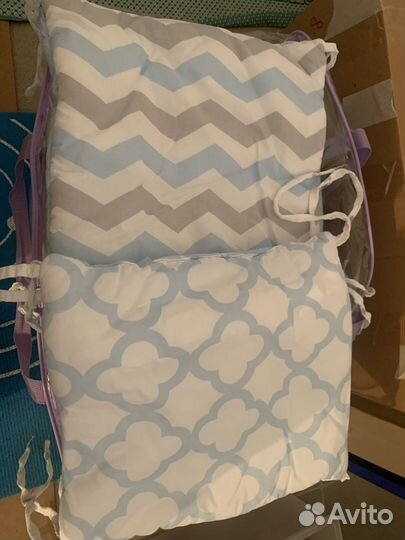 Бортики на детскую кроватку