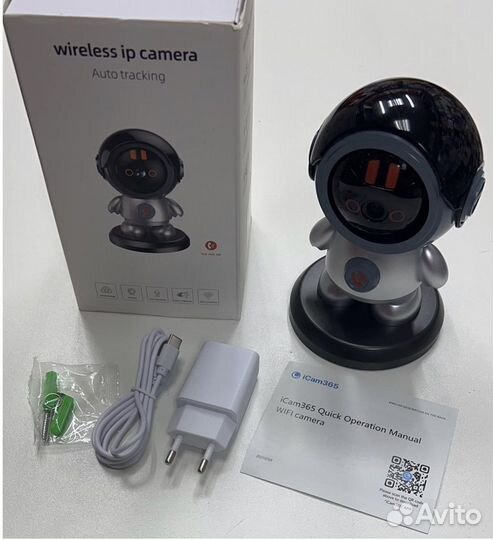 Камера видеонаблюдения настольная поворотная WiFi
