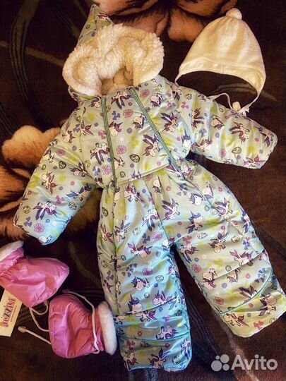 Детский комбинезон трансформер, конверт зимний