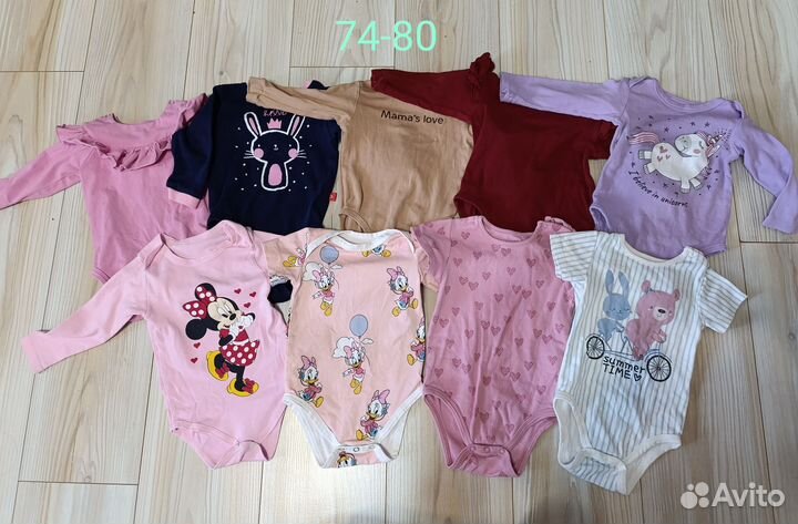 Детские вещи пакетом на девочку 74 80