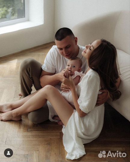 Семейная фотосессия в студии семейный фотограф