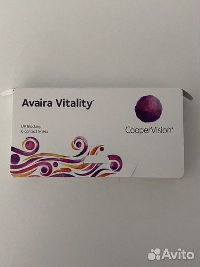 Линзы контактные Avaira Vitality -2.75