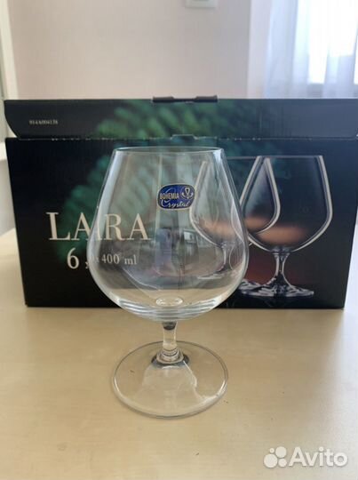 Бокалы bohemia crystal новые