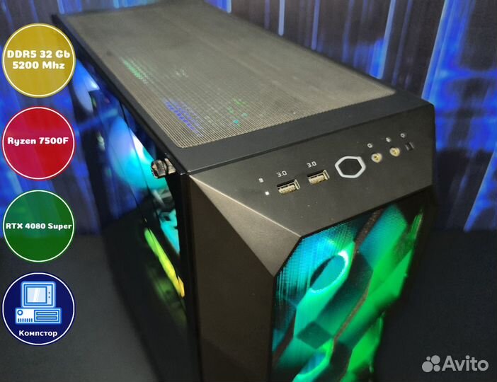 Системный блок AMD7500F-RTX4080SUP-32DDR5-BPG6-B650