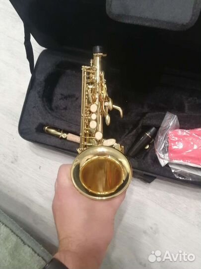 Саксофон гнутый сопрано фирмы Yanagisawa