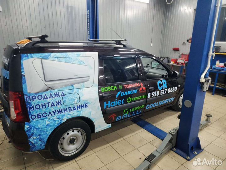 Изготовление наклеек на авто под ключ