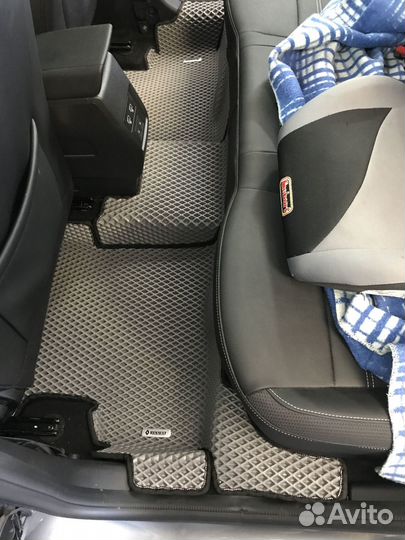 Коврики в автомобиль eva в подарок подпятник + 2 л