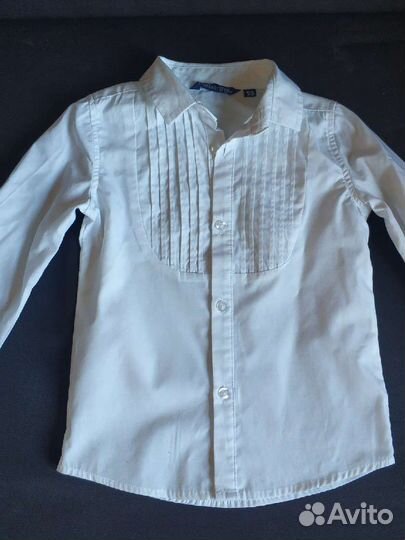 Рубашка белая 98 разм на мальчика Futurino