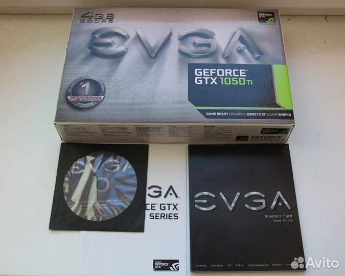 Коробка от видеокарты GTX1050Ti