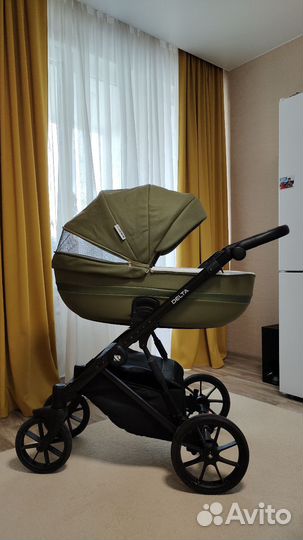 Коляска 2 в 1 rico Delta эко-кожа