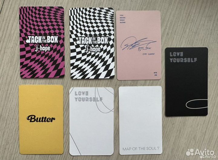 Карточки бтс