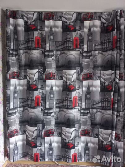 Новые шторы 2.0 + 2.0. Высота 2.50