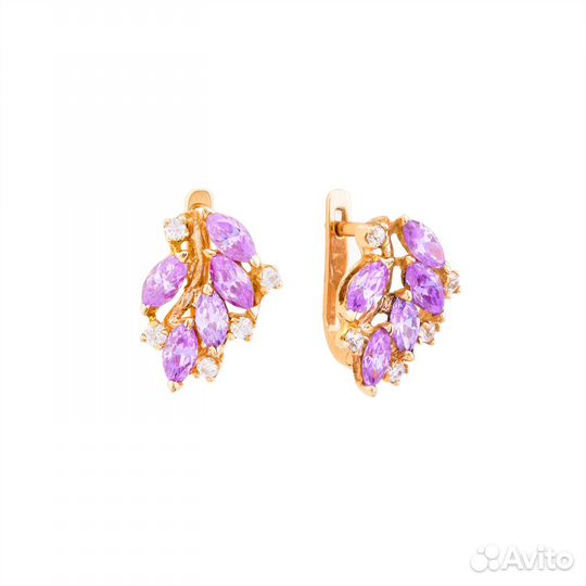 Серьги золотые