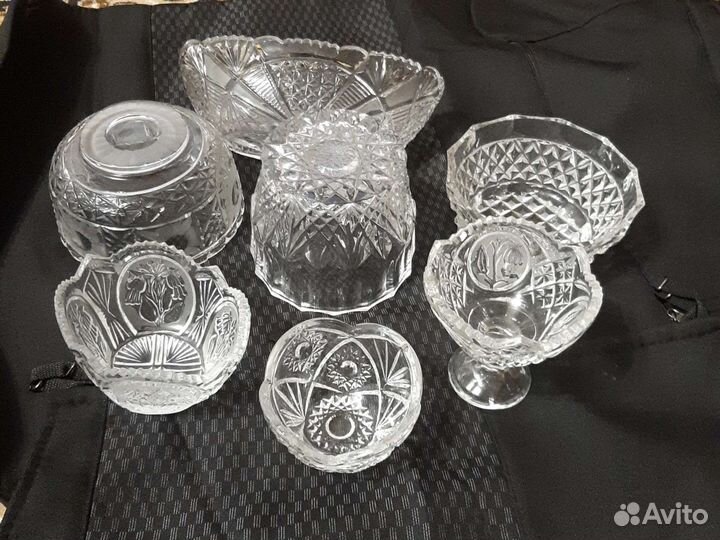 Вазы хрустальные