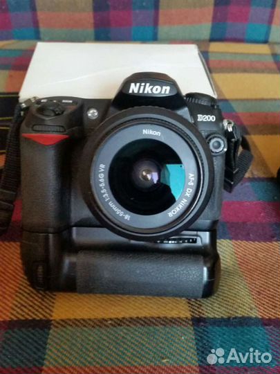 Зеркальный фотоаппарат nikon d200 и объективы разн
