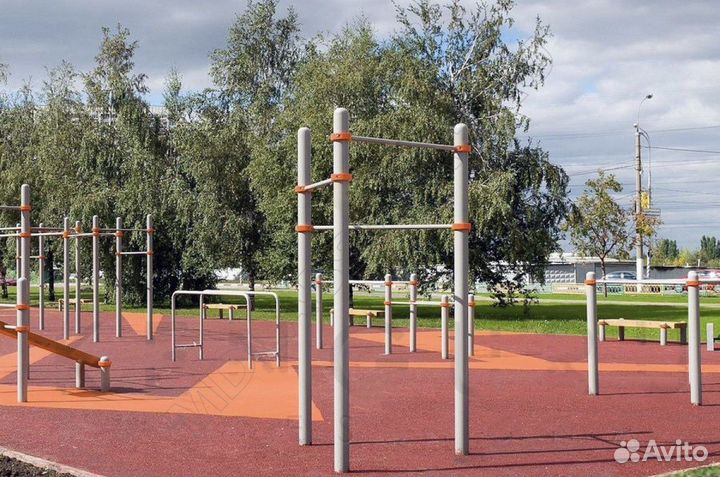 Турник уличный Воркаут треугольник (В-4)