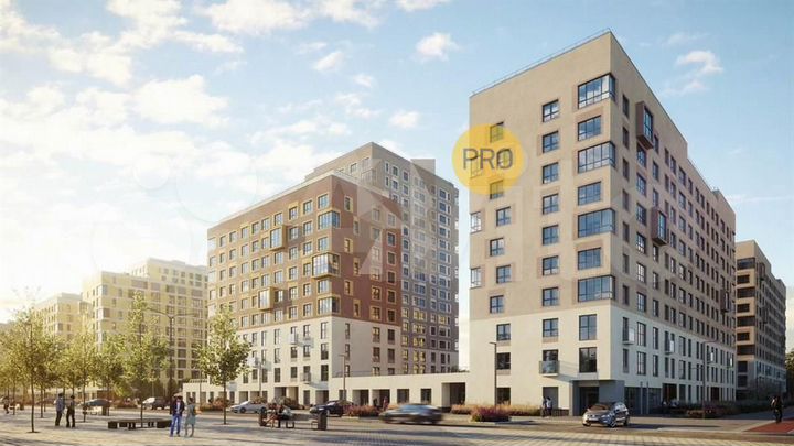 2-к. квартира, 46,2 м², 14/18 эт.