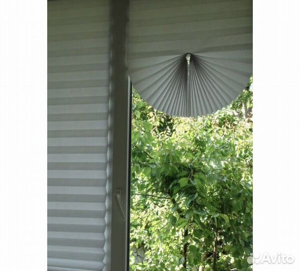 Бумажная штора плиссе